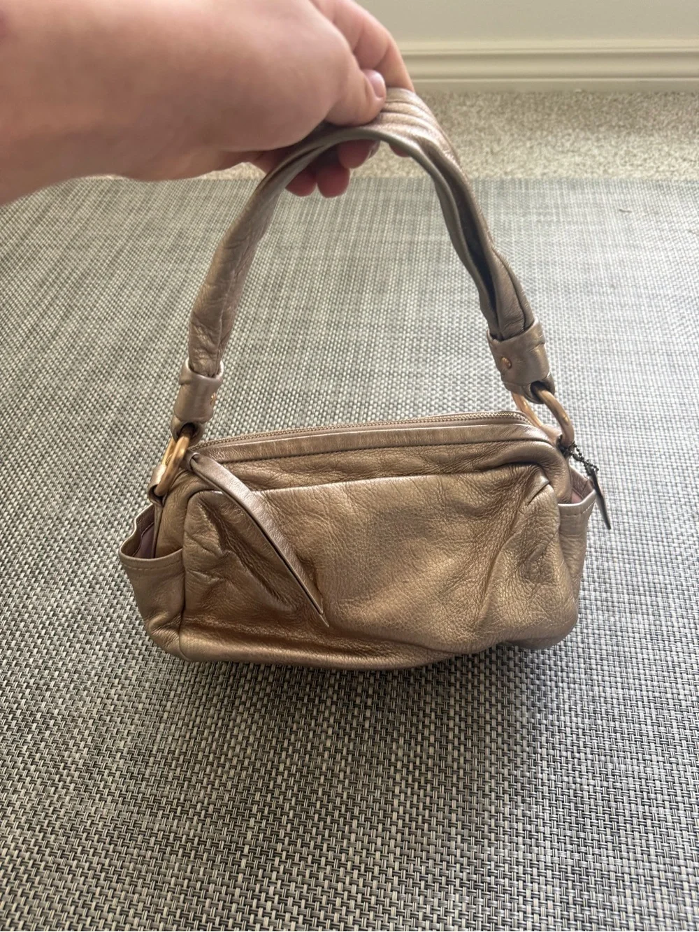 Coach Parker Hobo Y2K Shoulder Bag - Gold Used